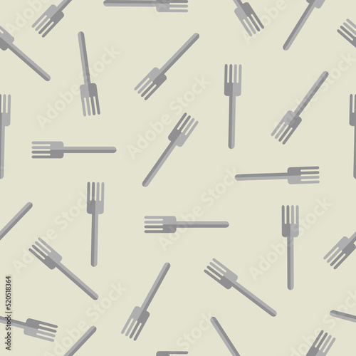 cutlery vector forks seamless pattern