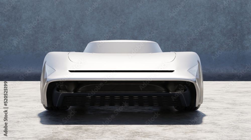 Front view sport car concept model 3D rendering unbranded vehicle wallpaper backgrounds Front view sport car concept model 3D rendering unbranded vehicle wallpaper backgrounds