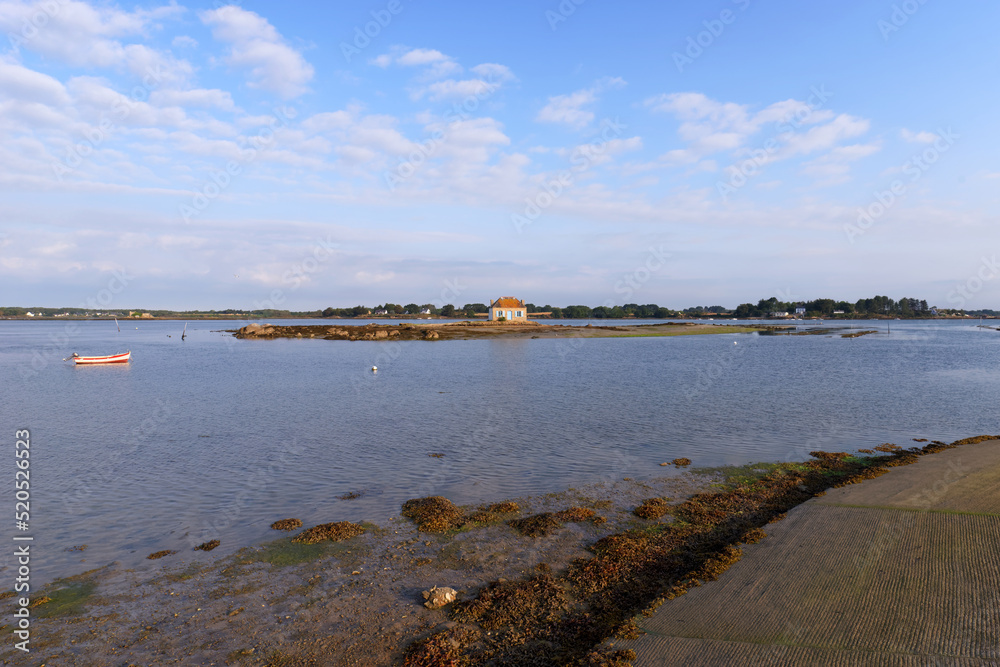 Saint Cado harbor in Britttany coast