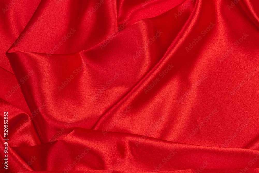 Fabric silk red background texture Fabric silk red background texture