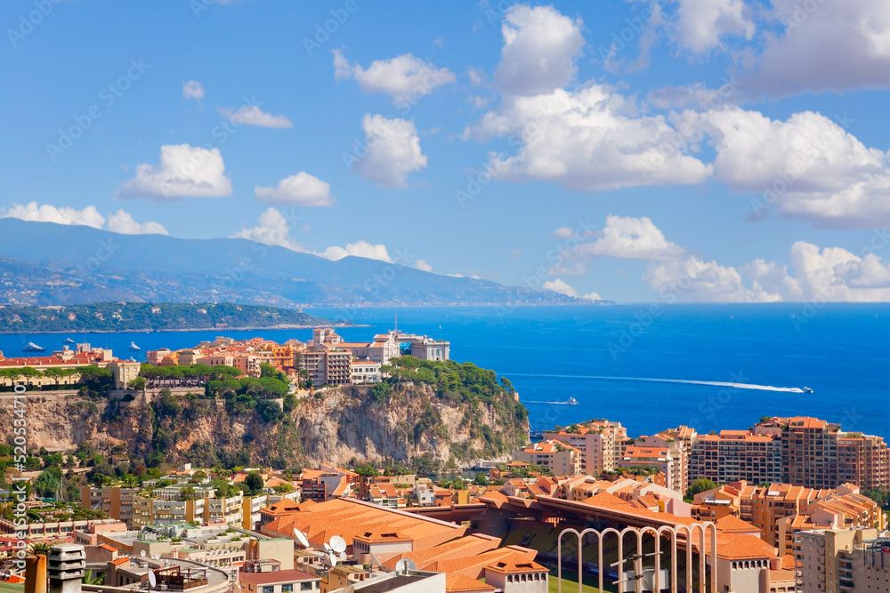 Panorama von Monte Carlo, Monaco