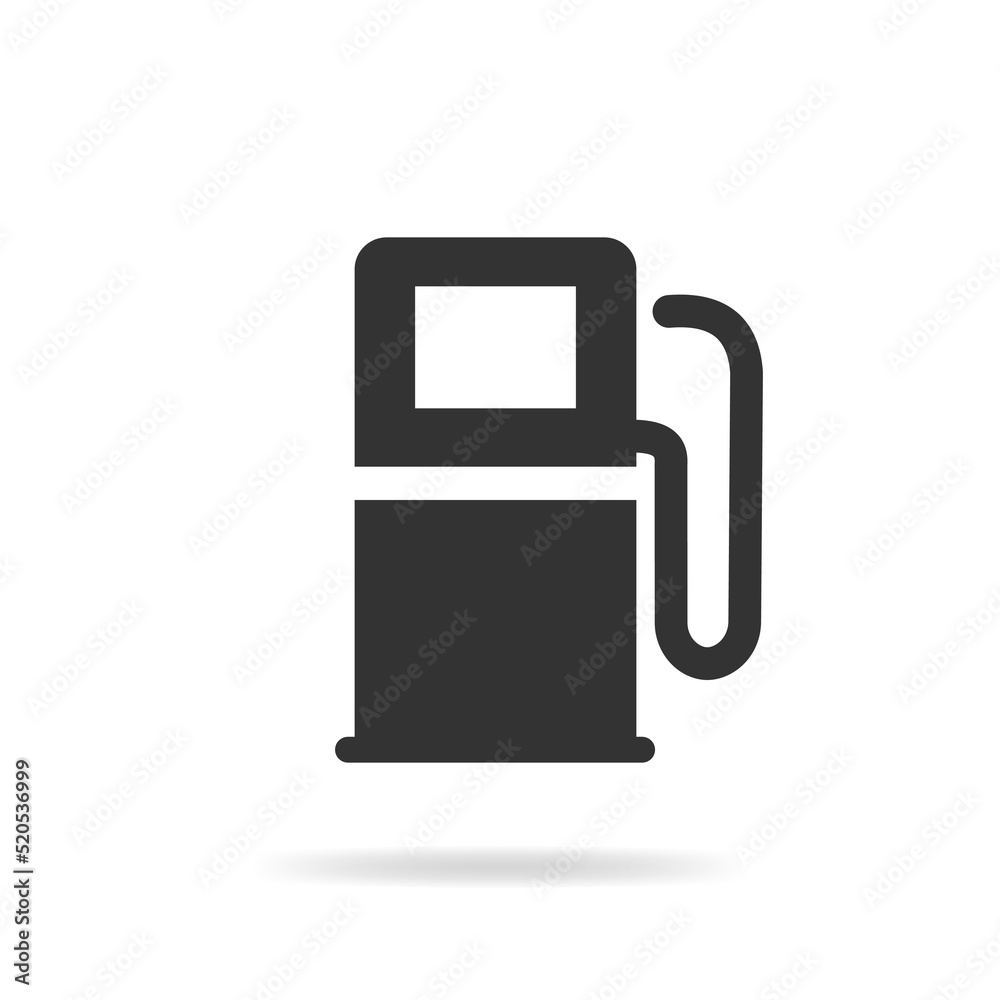 Fuel icon. Simple flat symbol. Ideal Vector black pictogram illustration on a white background. Fuel icon. Simple flat symbol. Ideal Vector black pictogram illustration on a white background.