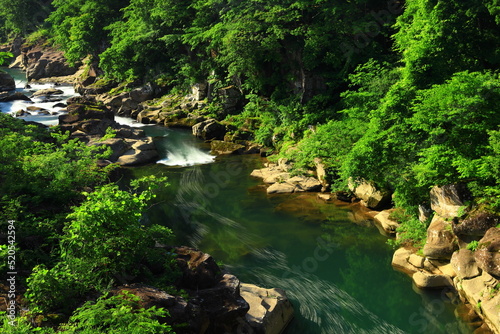 岩手県一関市　夏の厳美渓
