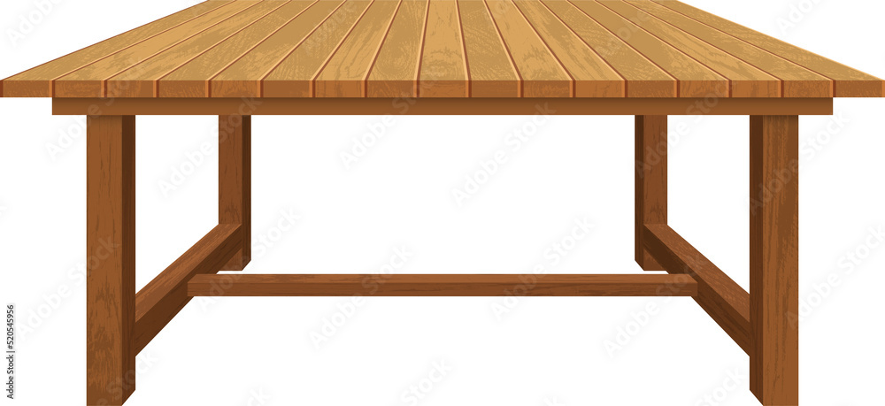 Realistic wooden textured table clip art Stock Illustration | Adobe Stock