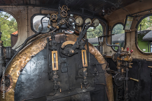 boiler of old locomotive