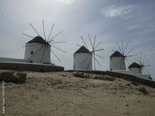 windmills in mykonos