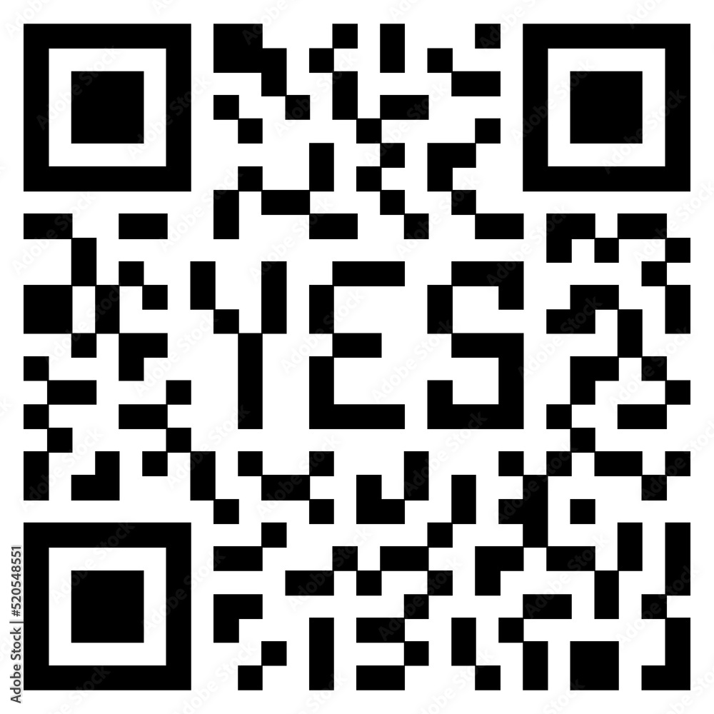 Image of quick response code with the word yes Image of quick response code with the word yes