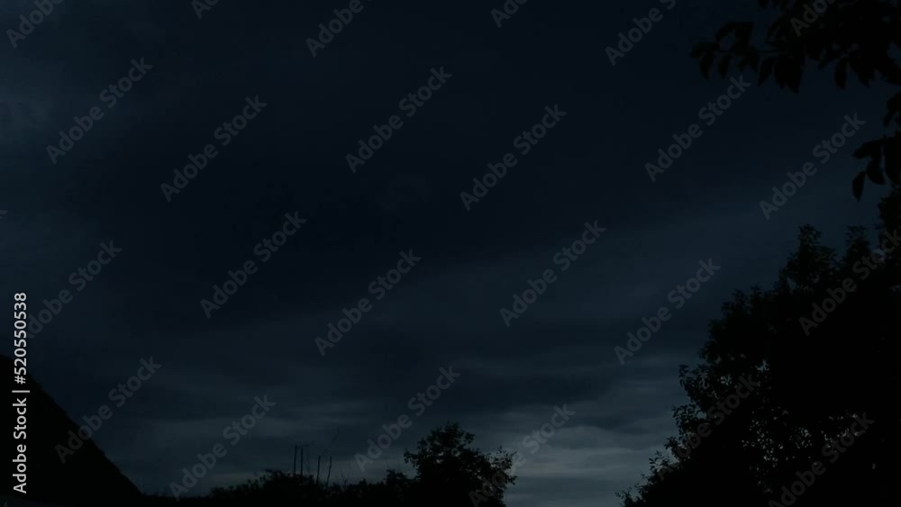 evening before stormy weather. wind sounds thick and dark clouds evening before stormy weather. wind sounds thick and dark clouds