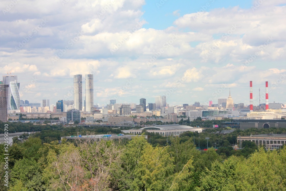 View of Moscow from Sparrow Hills