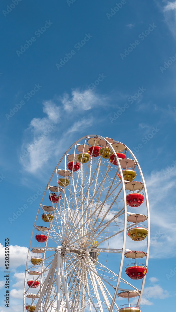 Fototapeta premium Ferris wheel at the fair in southern Germany