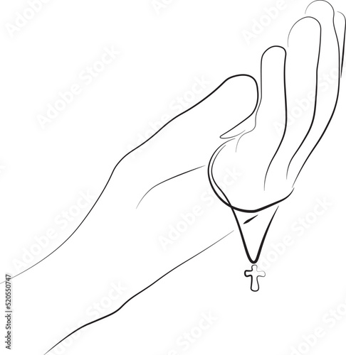 hands of human are pray and worship, Soul of prayer man, Spirituality with believe and religion