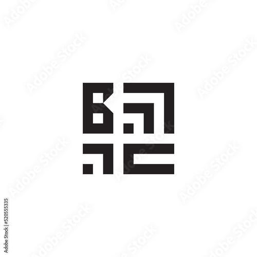BC abstract initial symbol which is good for digital branding or print