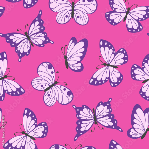 Abstract seamless butterflies pattern © rosypatterns