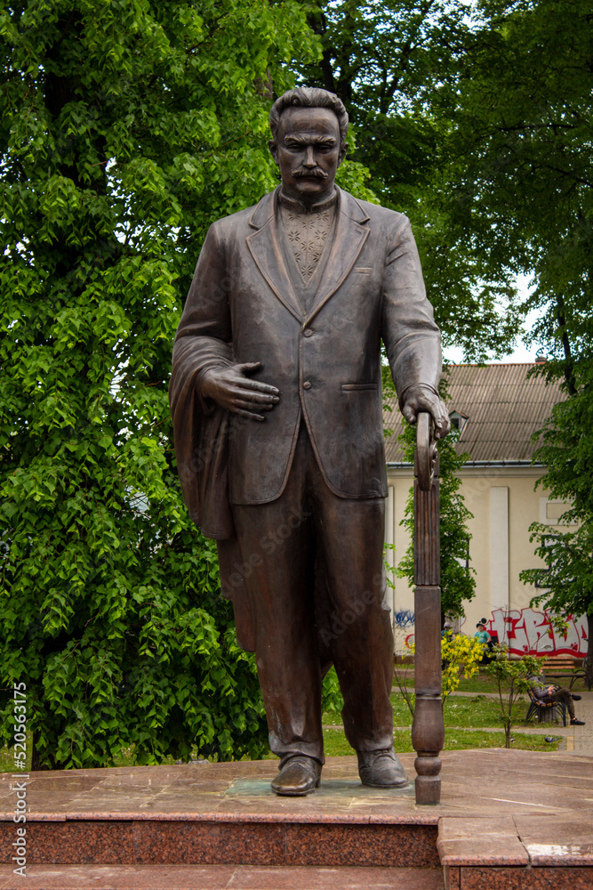 Monument to Ivan Franko in Kolomyia