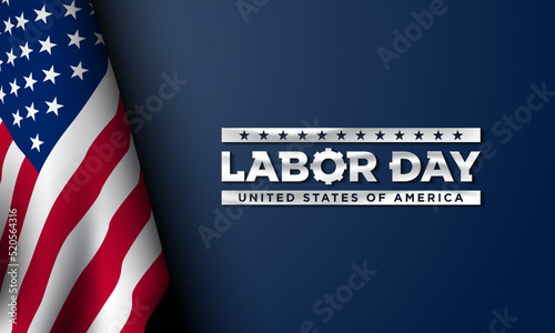 Labor Day Background Design.
