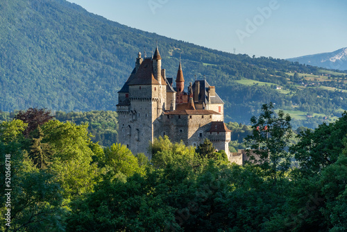 Castle in the mountains of Annecy