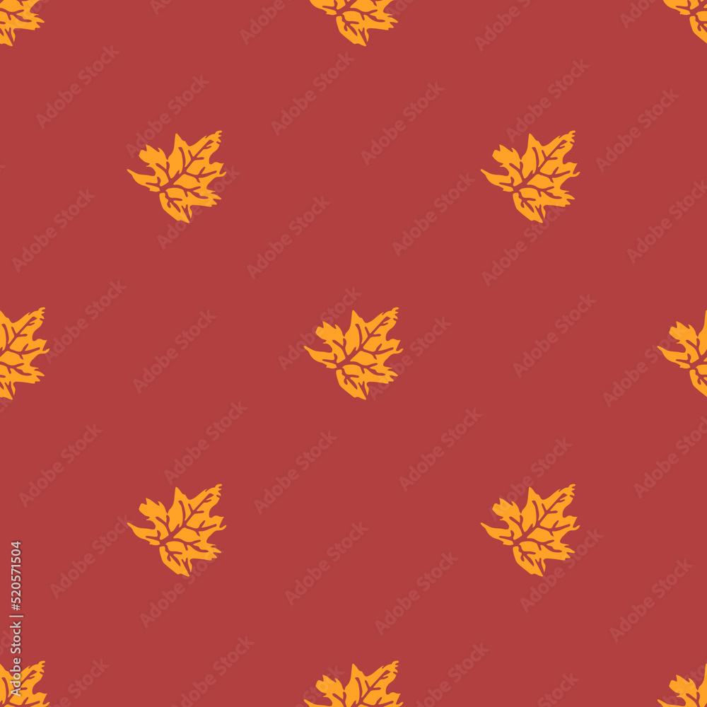 Seamless autumn leaves pattern.  Autumn pattern. autumn maple leaves