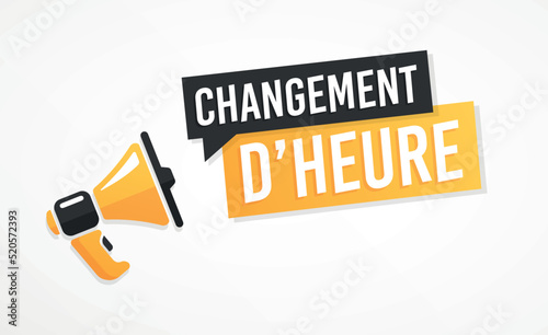 Changement d'heure