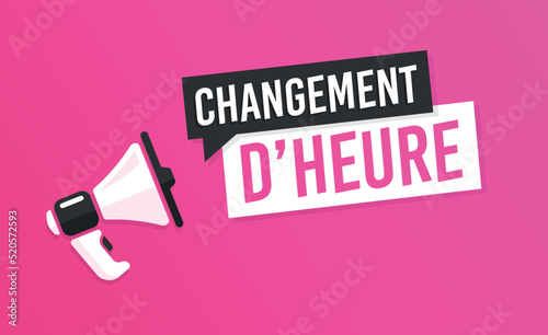 Changement d'heure