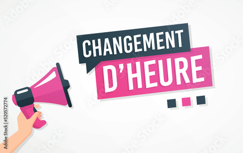 Changement d'heure