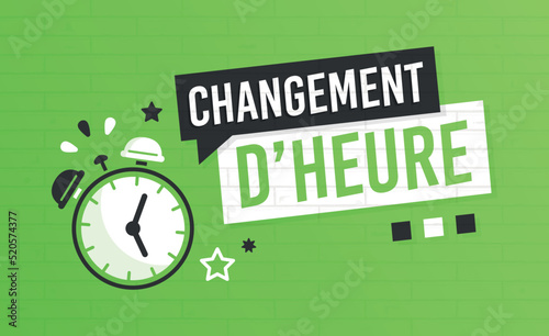 Changement d'heure