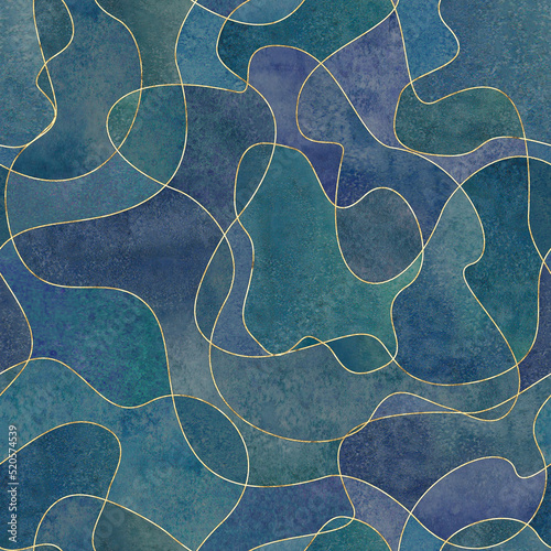 Abstract modern flat geomet...