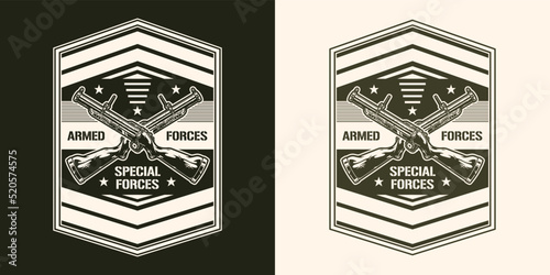 Grenade Launcher vintage monochrome sticker