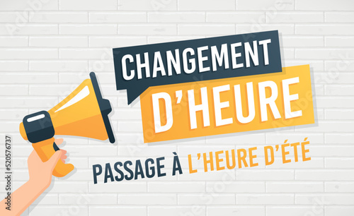 Changement d'heure - Passage à l'heure d'été