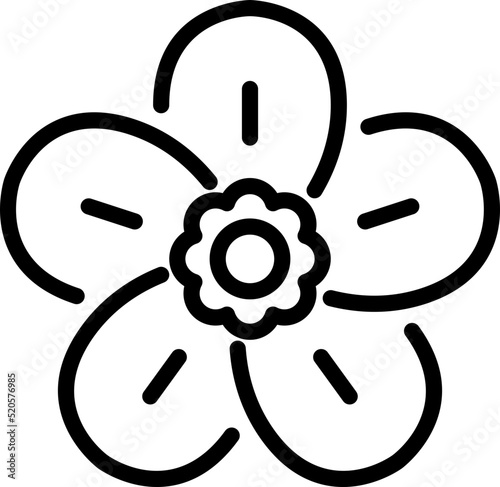 forget me not outline icon