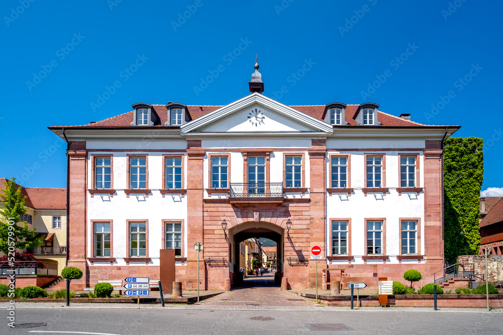 Rathaus von Riquewihr, Elsass, Frankreich 