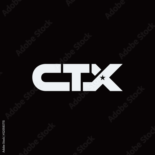 CTX Logo, isolated from the letters c, t, x forms a clean and modern logo.