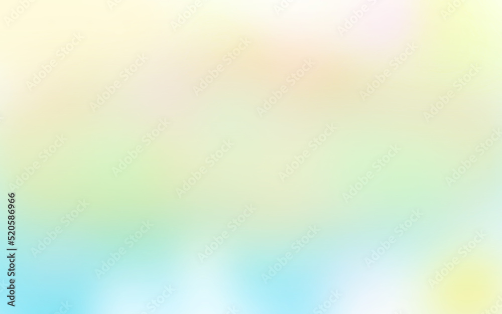Abstract background wall with green white blue orange gradation texture. 
With copy space.