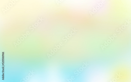 Abstract background wall with green white blue orange gradation texture. With copy space.