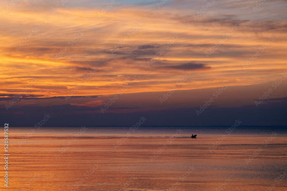 Panoramic view of seascape sunset at the Atlantic Ocean in Woodland State Park, Long Island the USA. High-quality photo Panoramic view of seascape sunset at the Atlantic Ocean in Woodland State Park, Long Island the USA. High-quality photo