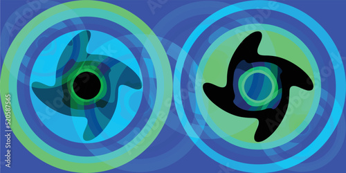 abstract background with circles