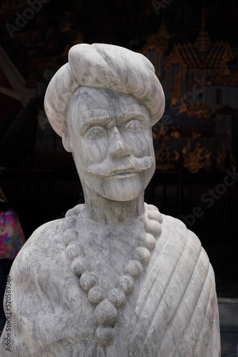 Canvas Print Year 1982, Wat Phra Kaew, Bangkok, Thailand buy marble sculptures from abroad t