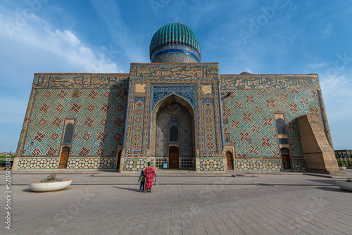 Mausoleum of Khoja Ahmed Yasawi, UNESCO World Heritage Site, Turkistan, Kazakhstan photo