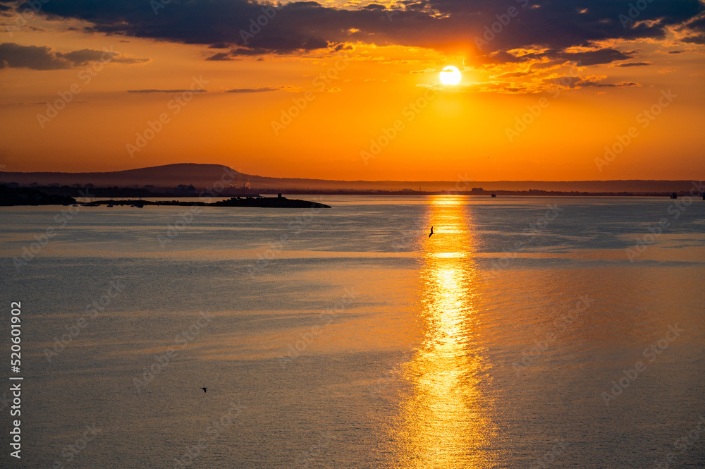 Sunrise over Palma, Mallorca, Balearic Islands, Spain Sunrise over Palma, Mallorca, Balearic Islands, Spain