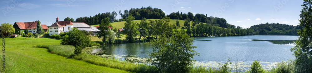 Panorama Schleinsee Bodenseekreis Sommer Panorama Schleinsee Bodenseekreis Sommer