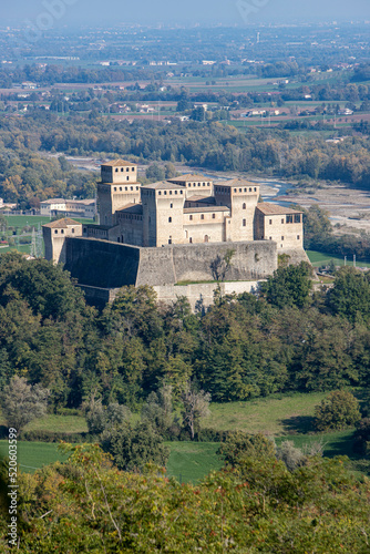 Torrechiara Castle, Torrechiara, Casatico Hills, Langhirano, Parma, Emilia Romagna, Italy photo