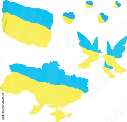 elements on the topic ukraine