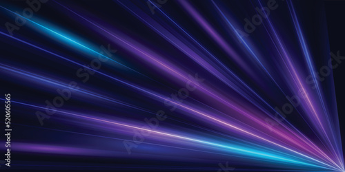 Modern abstract high-speed lights effect. Futuristic dynamic motion technology. Movement pattern for banner or poster design background idea. Vector eps10.