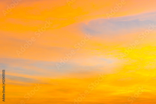 Sunset sky and sunset clouds for sunset nature background © Pavlo Vakhrushev