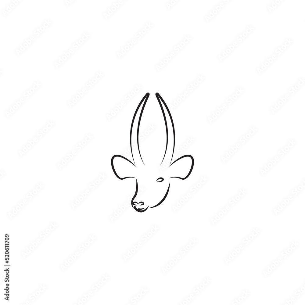 illustrator vector graphic of gazelle logo good for your own business illustrator vector graphic of gazelle logo good for your own business