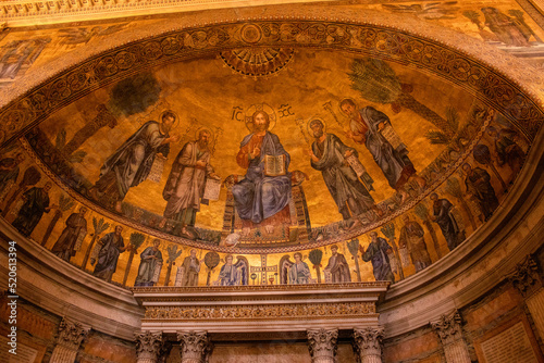 Mosaico en la Basílica de San Pablo de Extramuros, Roma