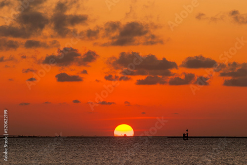 Sunset over Gulf of Mexico