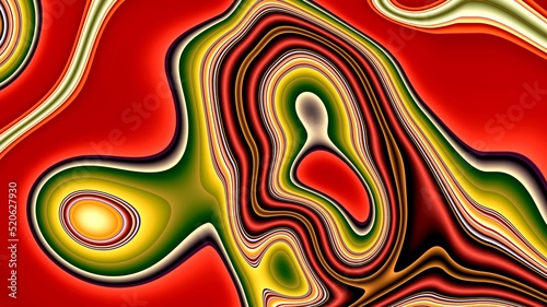 3d Wallpaper for interior decoration. Design for T shirt, bed sheet, table cloth, curtain and fabric print. Best textile art. Popular fashion design. Abstract art. Excellent painting. Colorful waves.