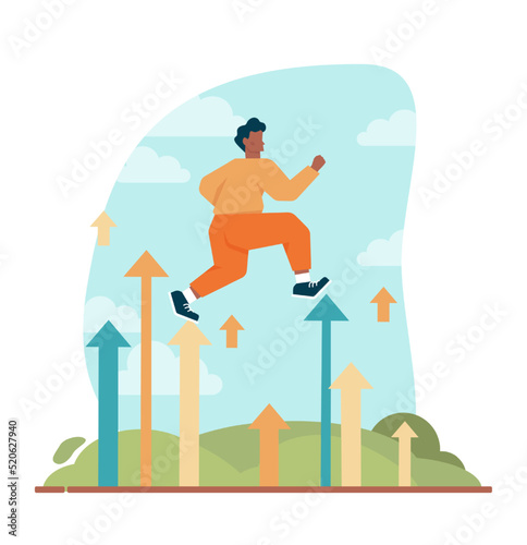 Balance concept. Idea of stability challenge, abstract, business