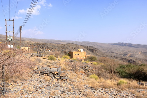 Panoramic View from Misfah old House in Misfat al Abriyeen photo