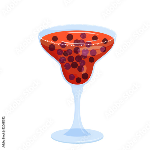 Cocktail party beverage. Summer cold drinks, long drinking, alcohol menu, celebrating vacation vector illustration